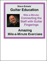 Mile a Minute Notation Worksheets for Guitar Guitar and Fretted sheet music cover